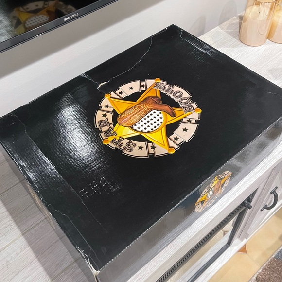 Star Boots. 100% Authentic Mens Natural Python Belly Cut! Size 10. - Picture 3 of 9